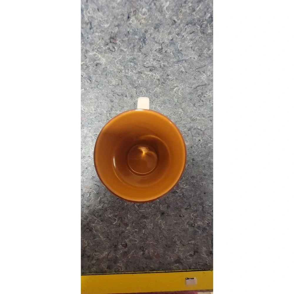 Starbucks 2006‎ Retro Coffee/Tea Mug Orange Inside Logo 2006